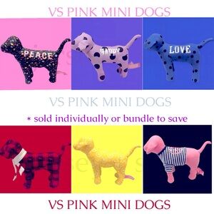 EUC VS PINK MINI DOGS INDIVIDUALLY LISTED BELOW CAN ALSO BE BUNDLED| TRADE YES✅
